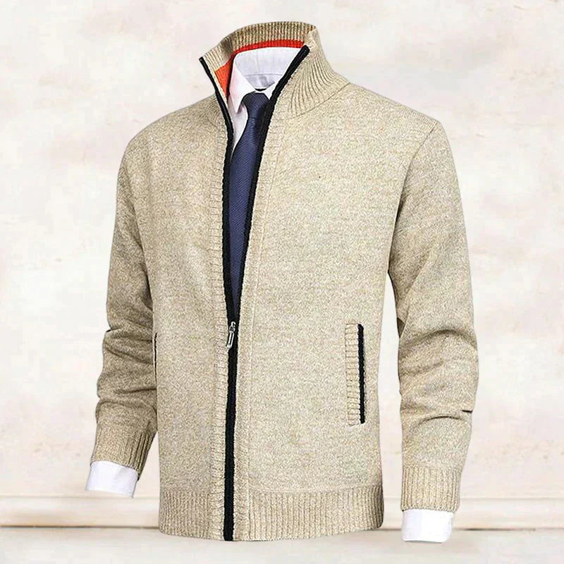 Saber – Strickjacke mit Stehkragen