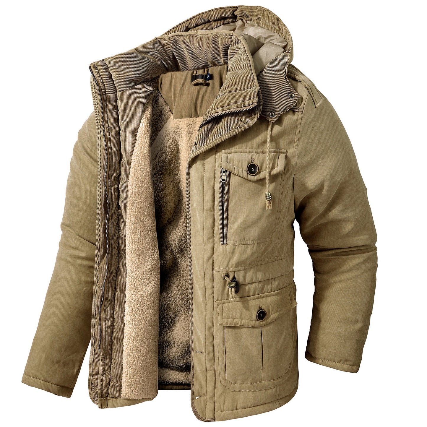Daren - Bequeme Herrenjacke mit Kapuze