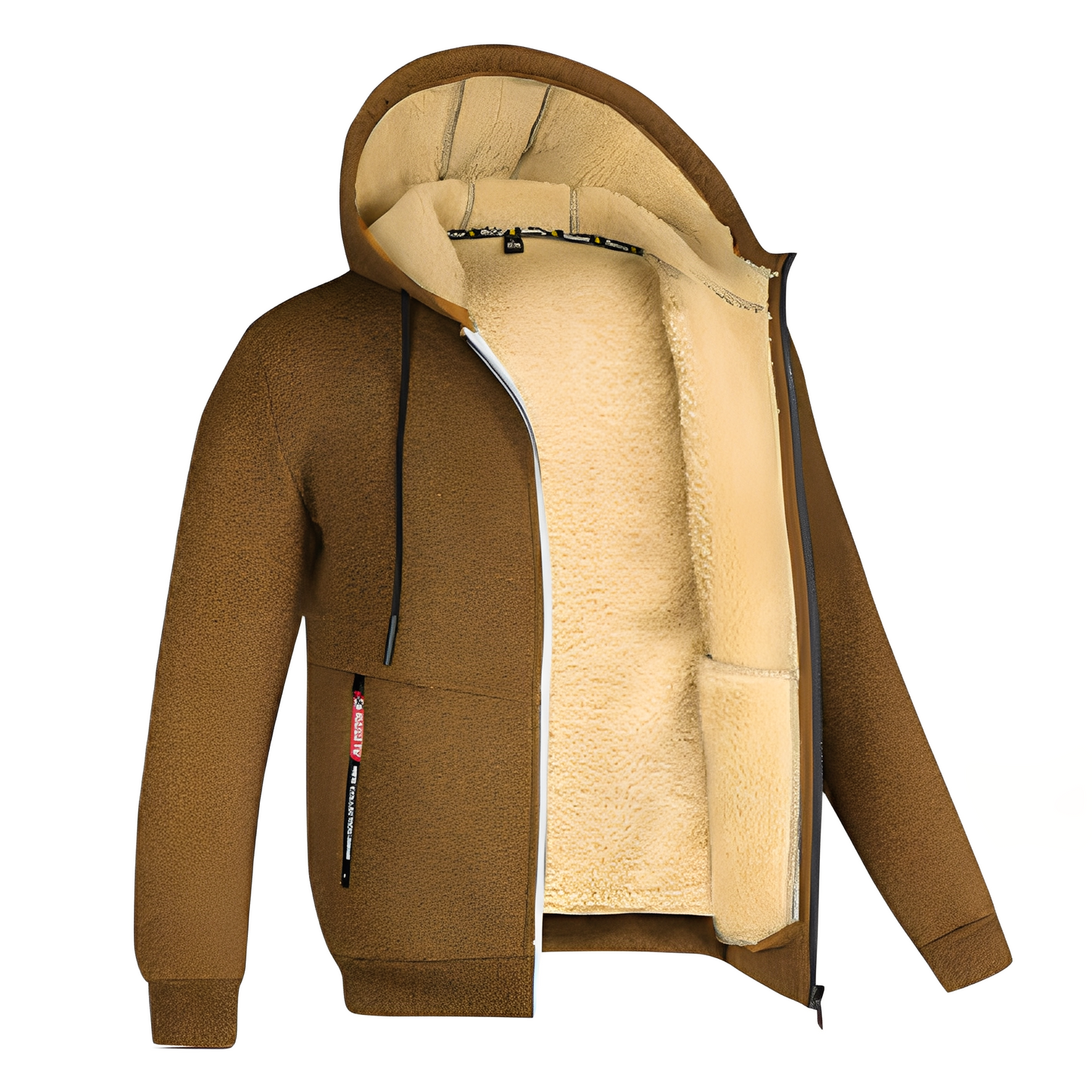 Davin - Bequeme Herren-Fleecejacke mit Kapuze