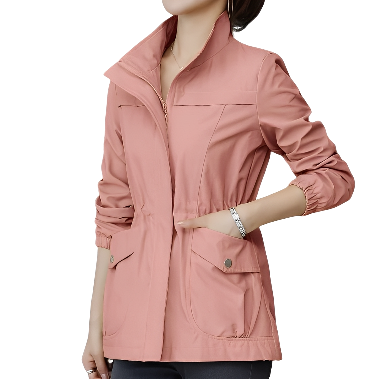 Gwenda - Modische Damenjacke mit anpassbarer Taille
