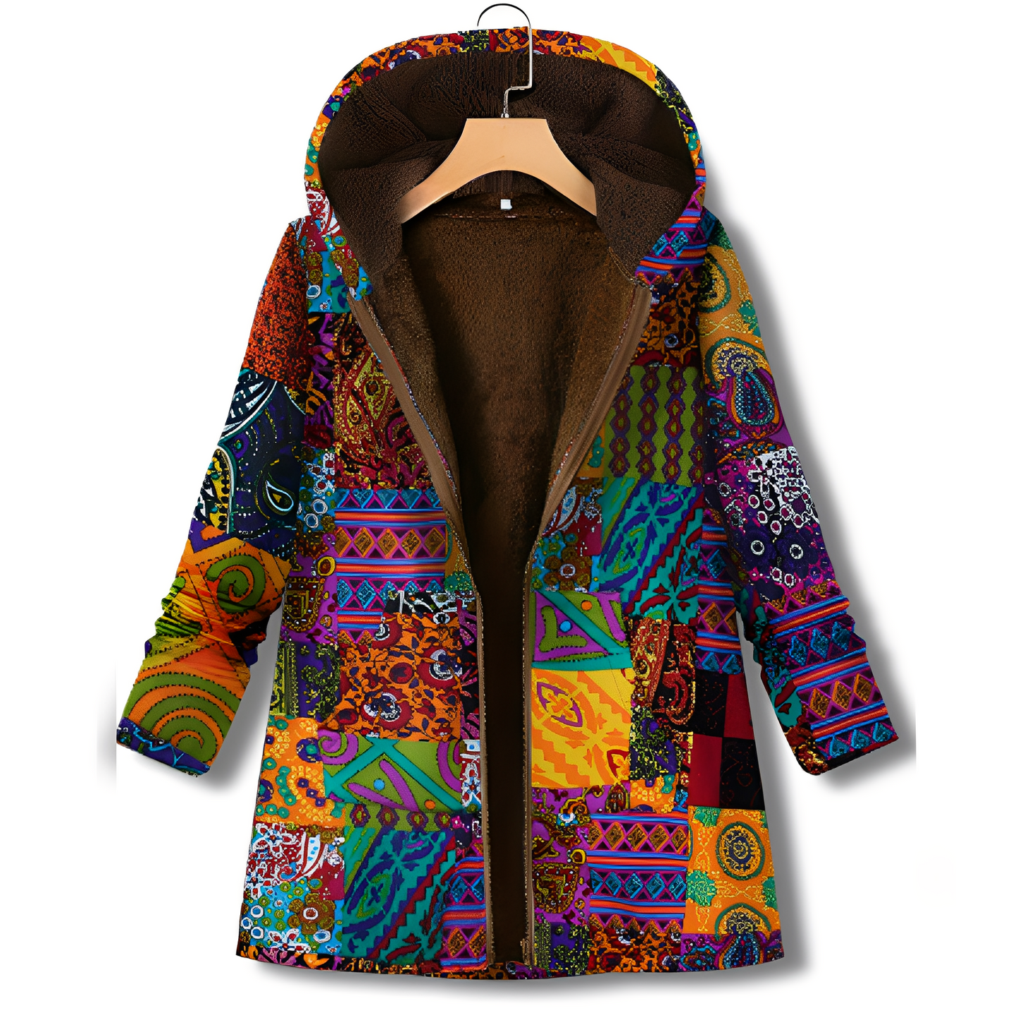 Olyvia - Damenjacke im Retro-Look mit Muster