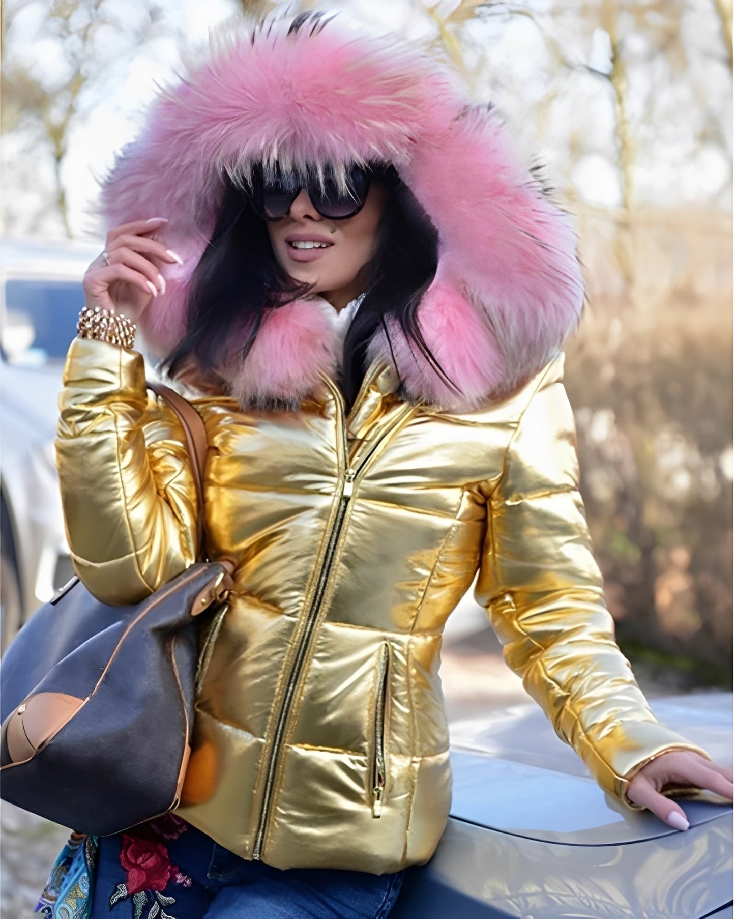 Rosanna - Eleganter Daunenmantel mit modernem Stil für Damen
