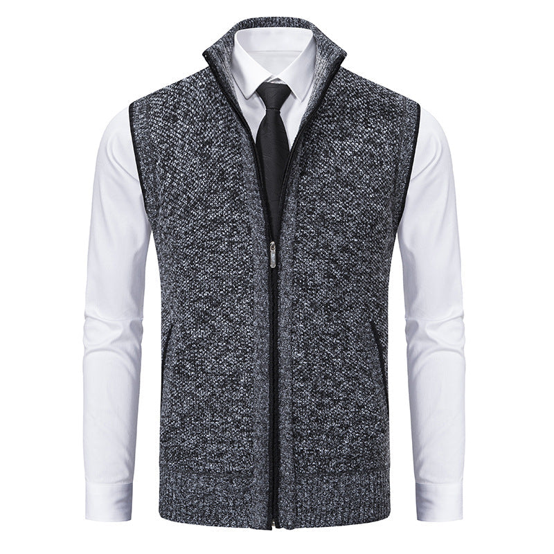 Samuel - Schicke Herrenweste mit Zipper