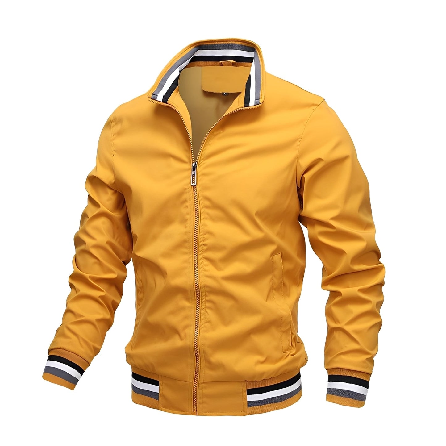 Jeremy - Komfortable Herren-Bomberjacke mit Streifen