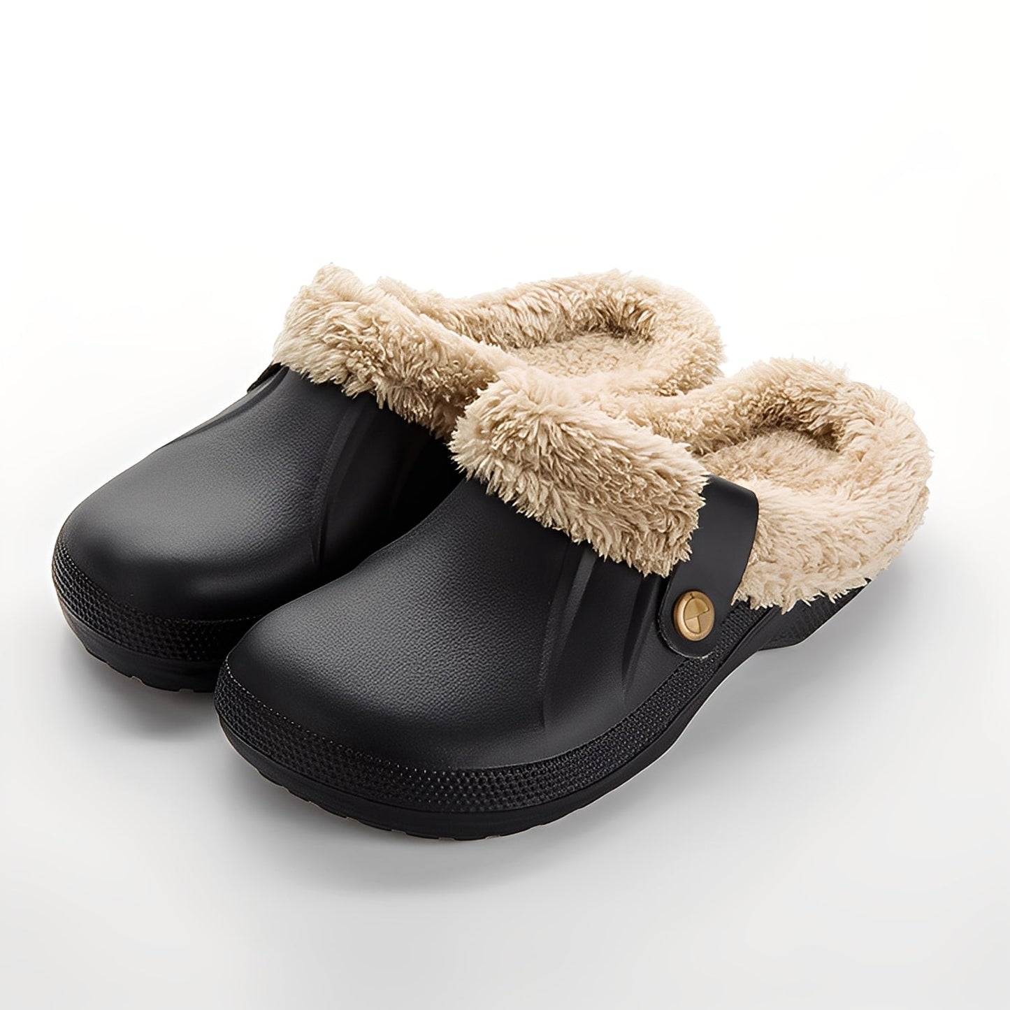 Melba - Damenclogs mit weichem Fleecefutter