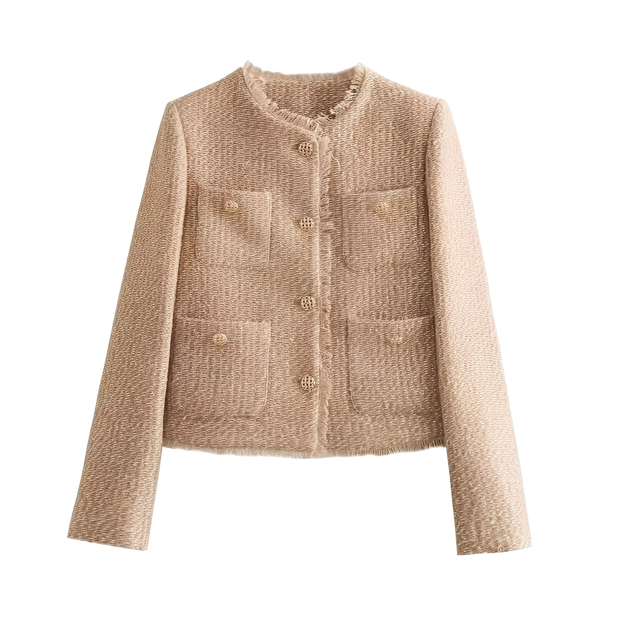 Samantha - Elegante Woll-Tweedjacke für Damen