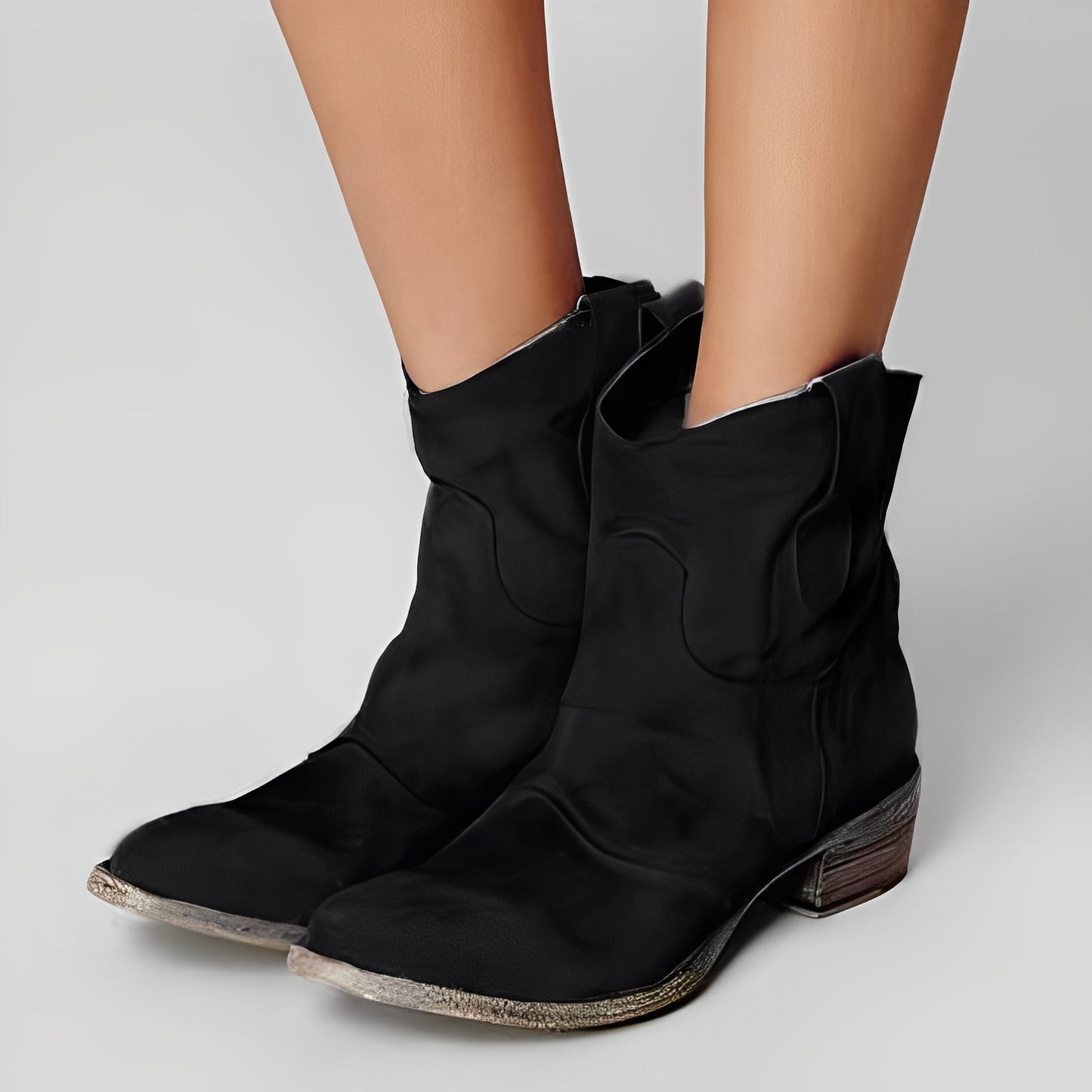 Margaret - Bequeme Damenlederstiefeletten