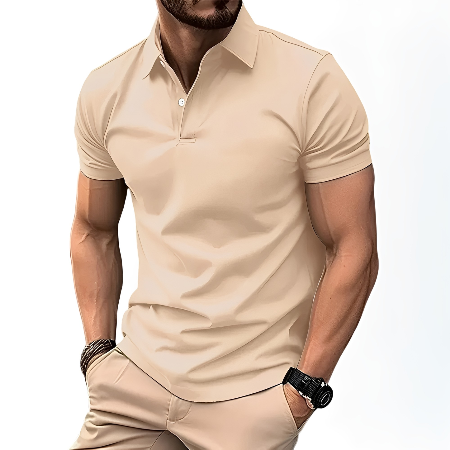 Deacon - Komfortables Herren-Poloshirt mit kurzen Ärmeln