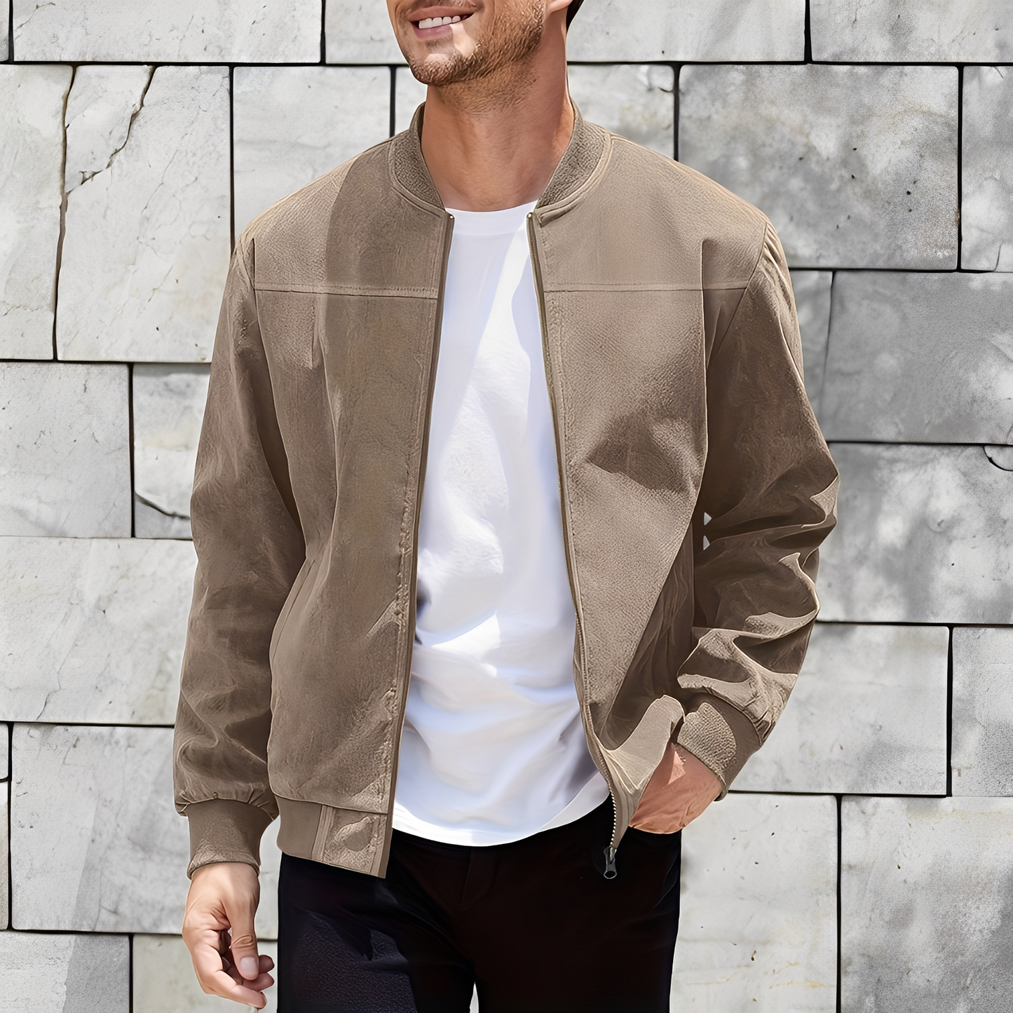 Easton - Klassische, schicke Herren-Lederjacke