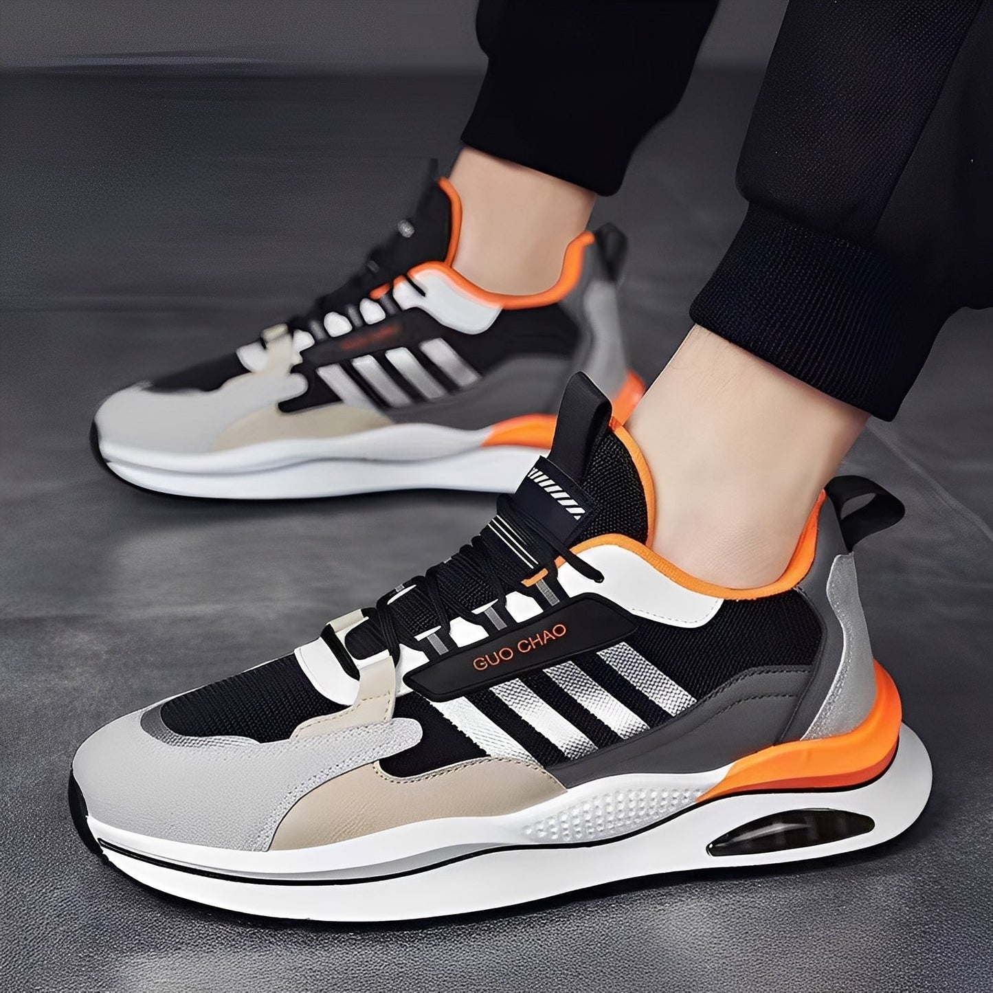 Hector - modische, luftdurchlässige Herren-Sneaker