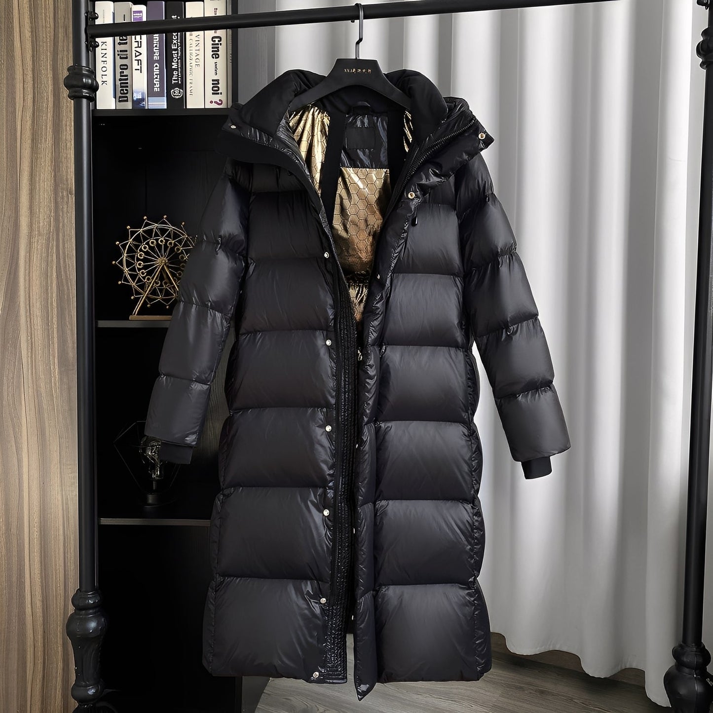Mildred - Gemütliche, lange Winterjacke für Damen