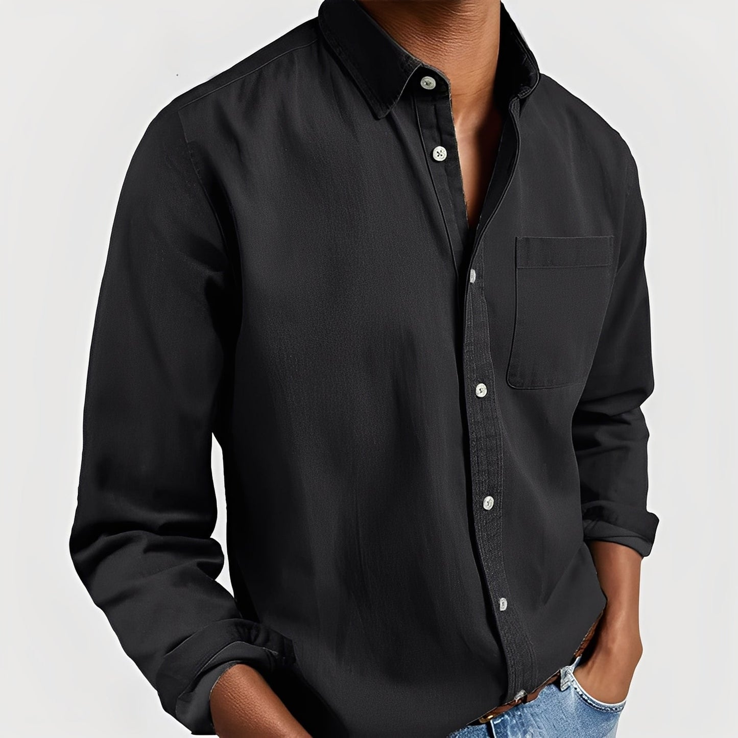 Tanner - Herren-Casual-Shirt mit Tasche