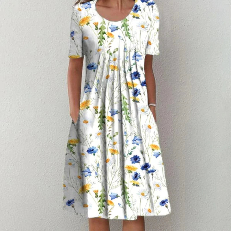 Anne - Kleid Floral Leuchtende Blume