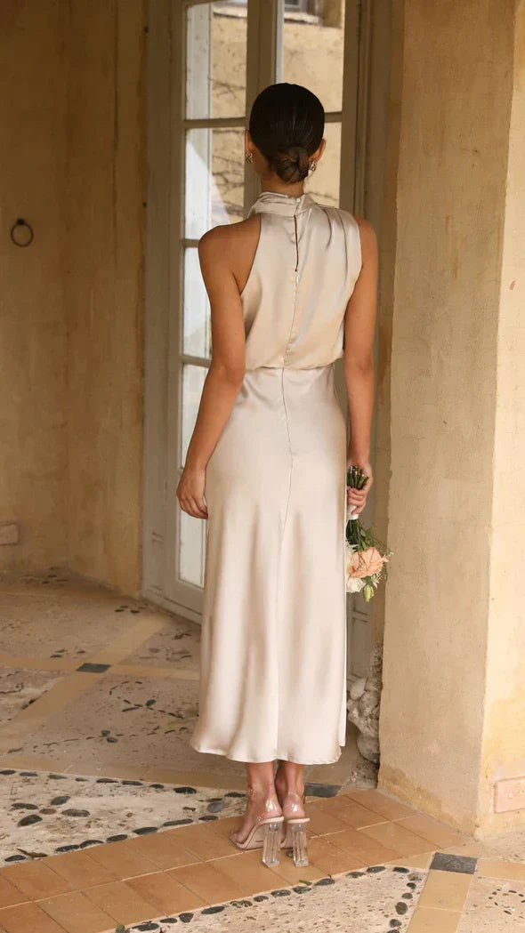 Nancy - Schimmerndes, langes Kleid für Damen