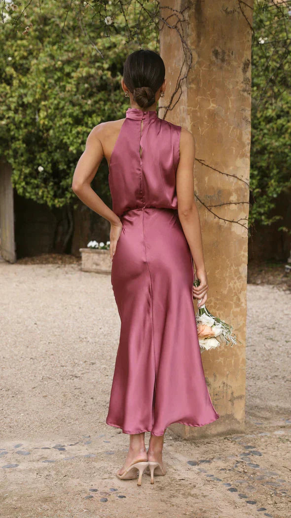 Nancy - Schimmerndes, langes Kleid für Damen