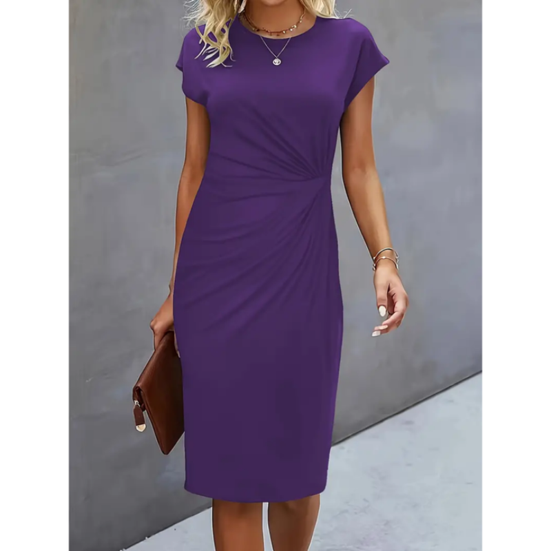 Elina – Schickes Damenkleid mit kurzen Ärmeln