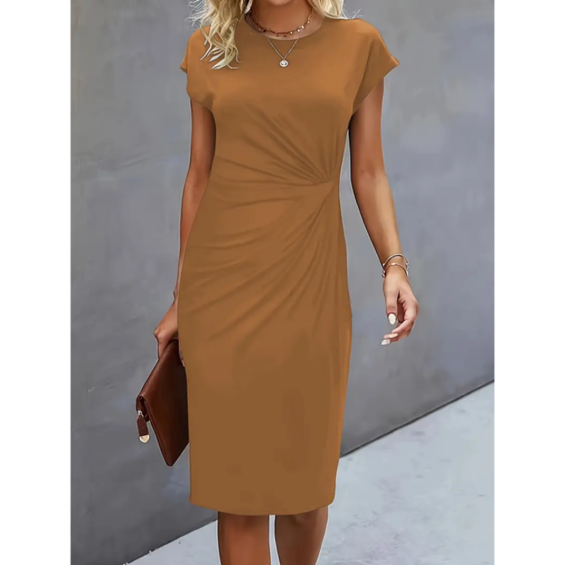 Elina – Schickes Damenkleid mit kurzen Ärmeln