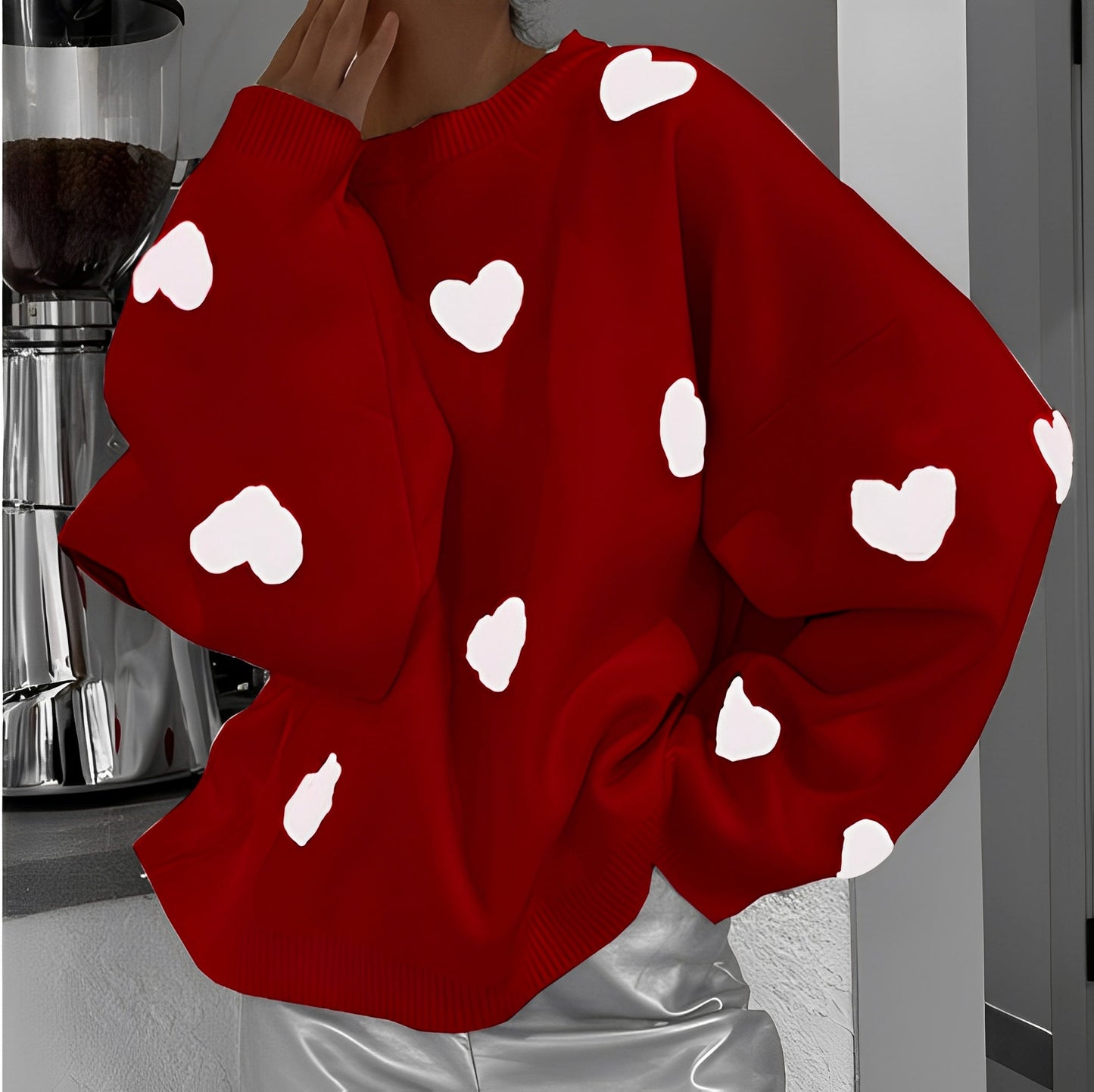 Marsha - Bequemer Frauenpullover mit Muster