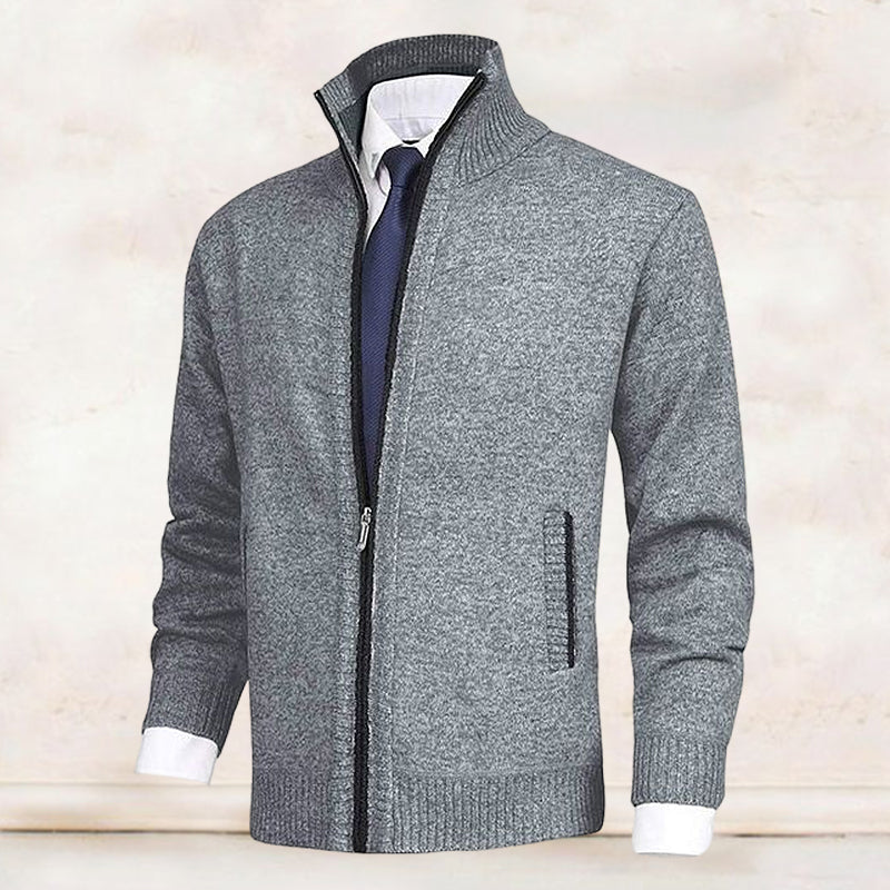 Saber – Strickjacke mit Stehkragen