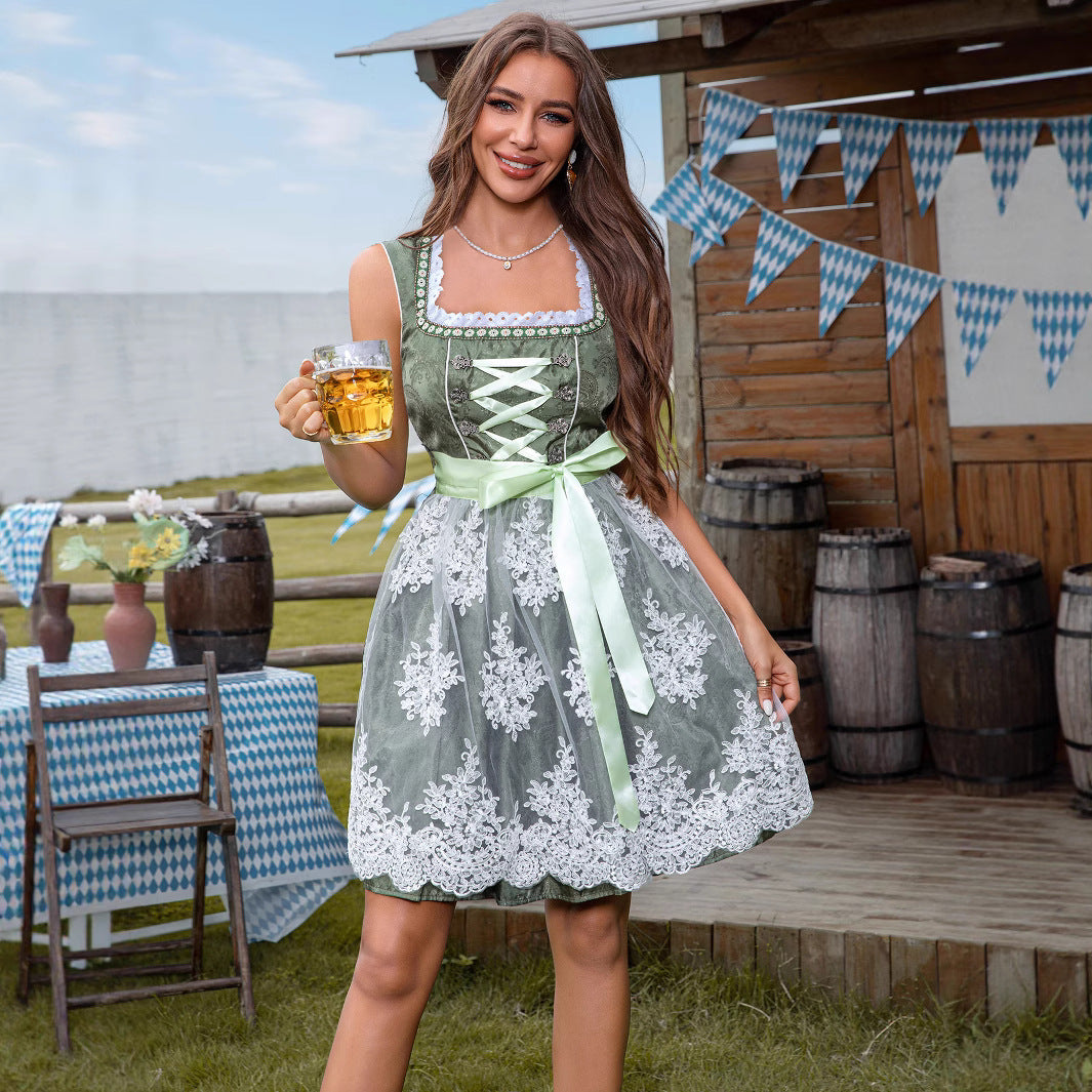Malani - Festliches Damen-Dirndl mit Spitze