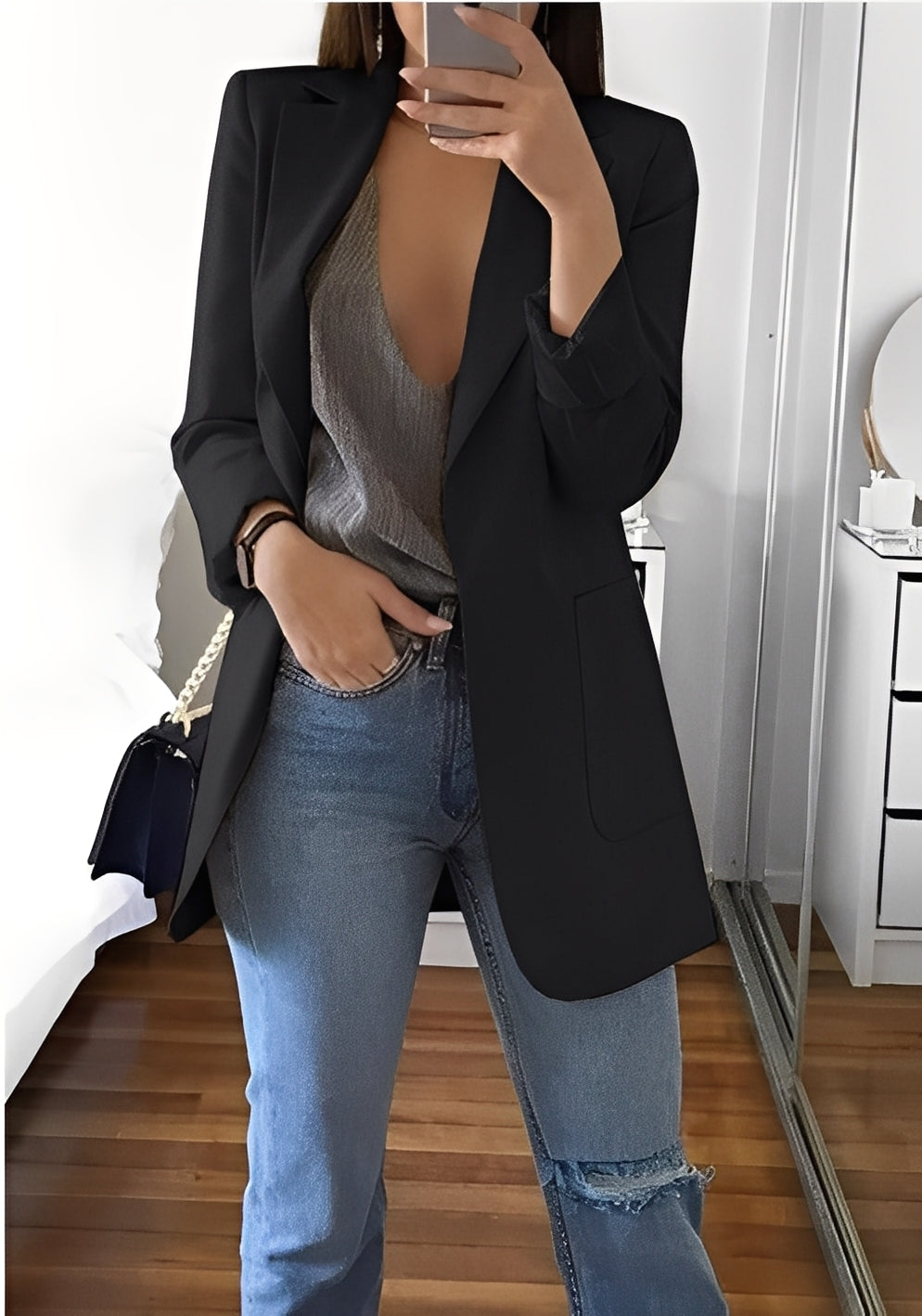 Stephanie - Eleganter, schmaler Blazer für Damen