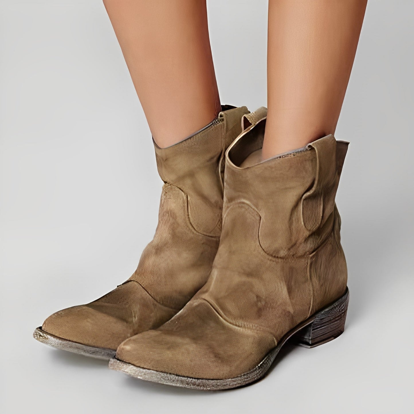 Margaret - Bequeme Damenlederstiefeletten