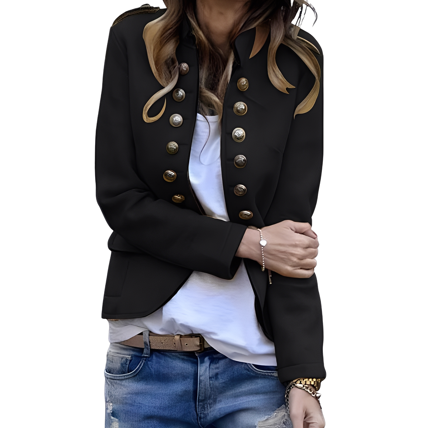 Rhoda - Schicker Blazer mit Stehkragen für Frauen