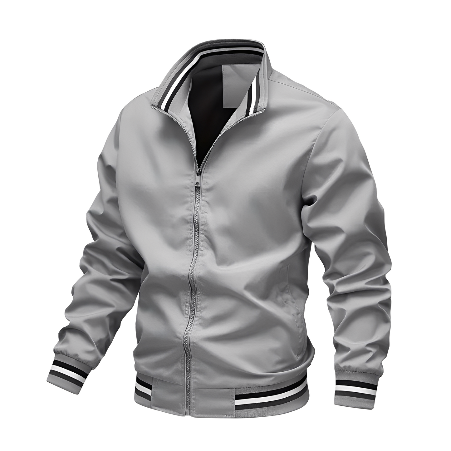 Jeremy - Komfortable Herren-Bomberjacke mit Streifen