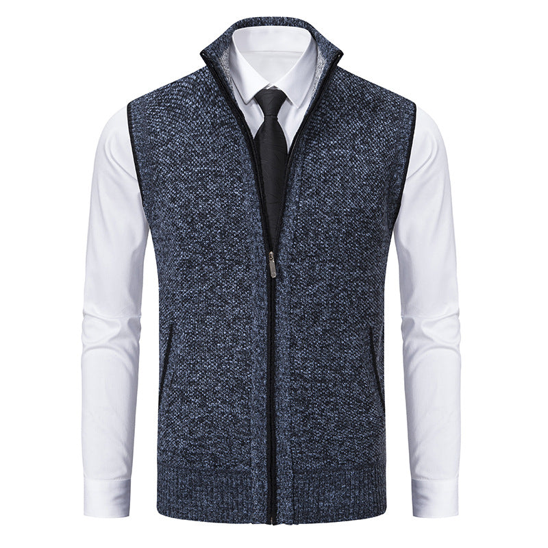 Samuel - Schicke Herrenweste mit Zipper