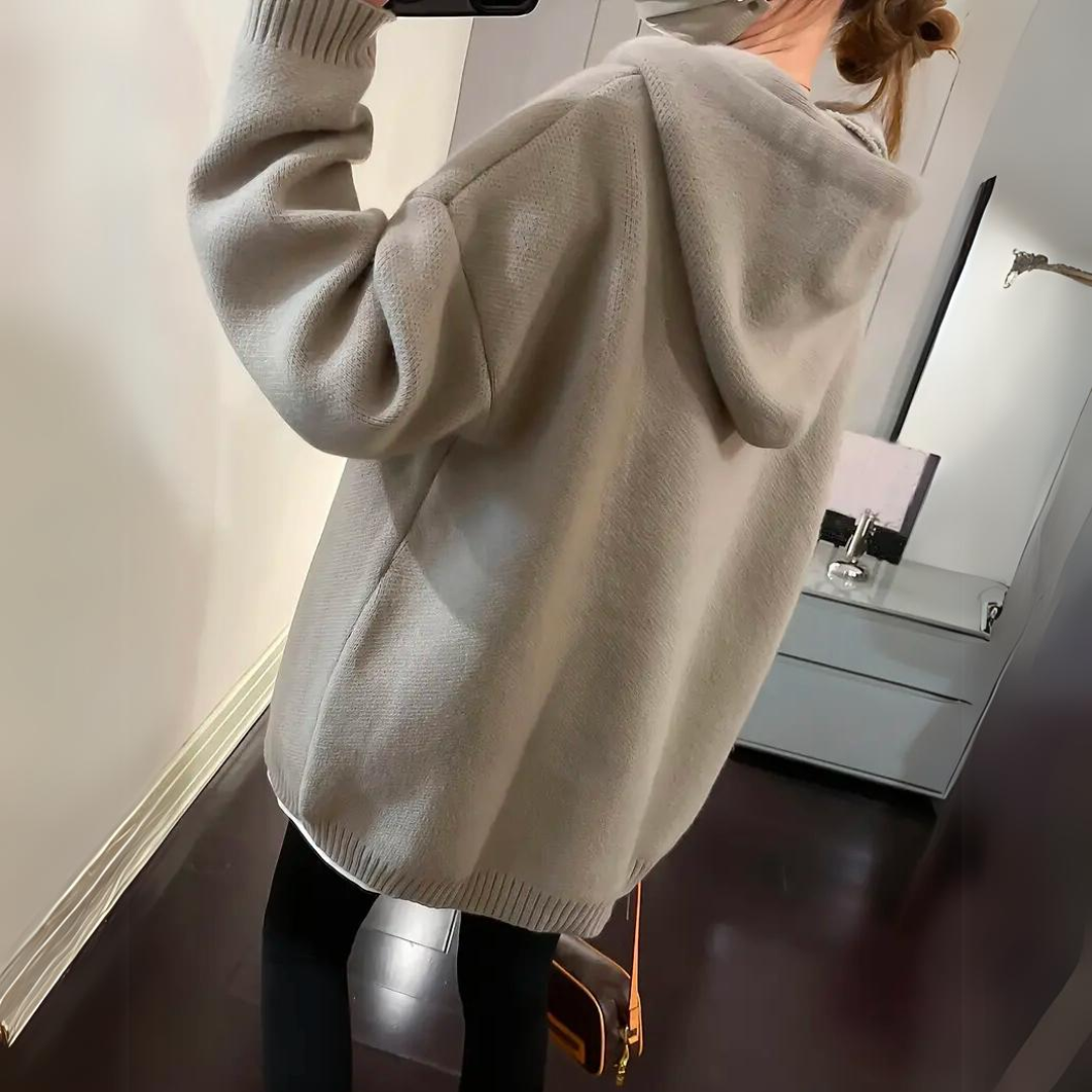 Lächeln – Warmer und kuscheliger Hoodie
