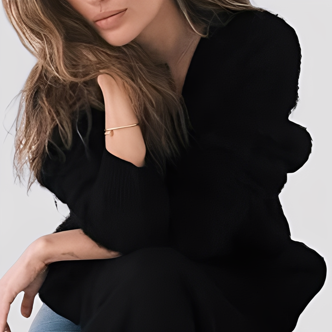 Lavena - Bequemer, weiter Damen-Kaschmirpullover