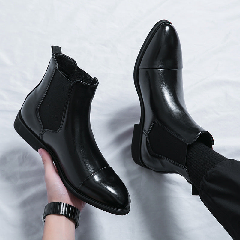 Kennith - Modische und bequeme Chelsea-Lederstiefel für Herren