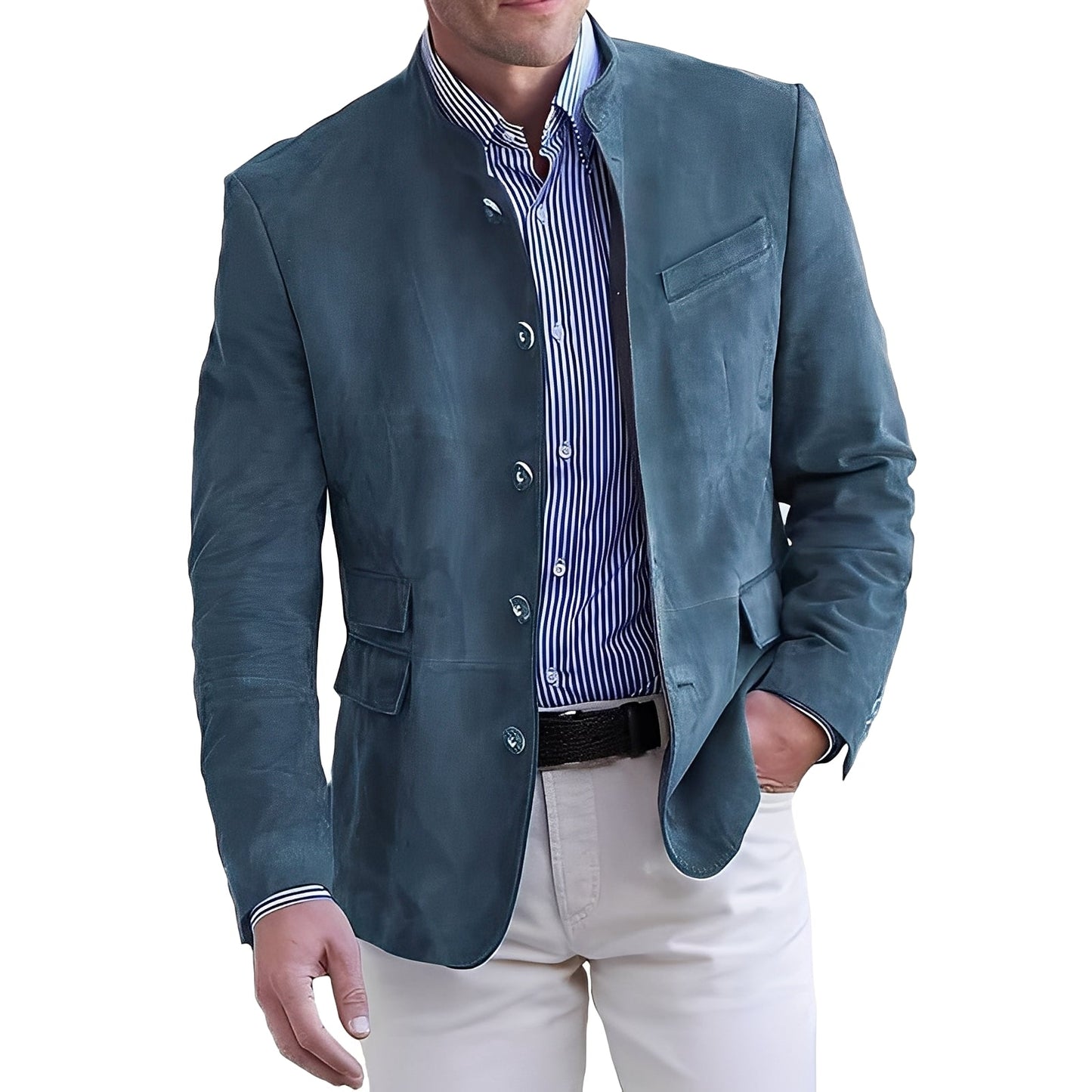 Brenden - Klassische Herrenjacke mit Knöpfen