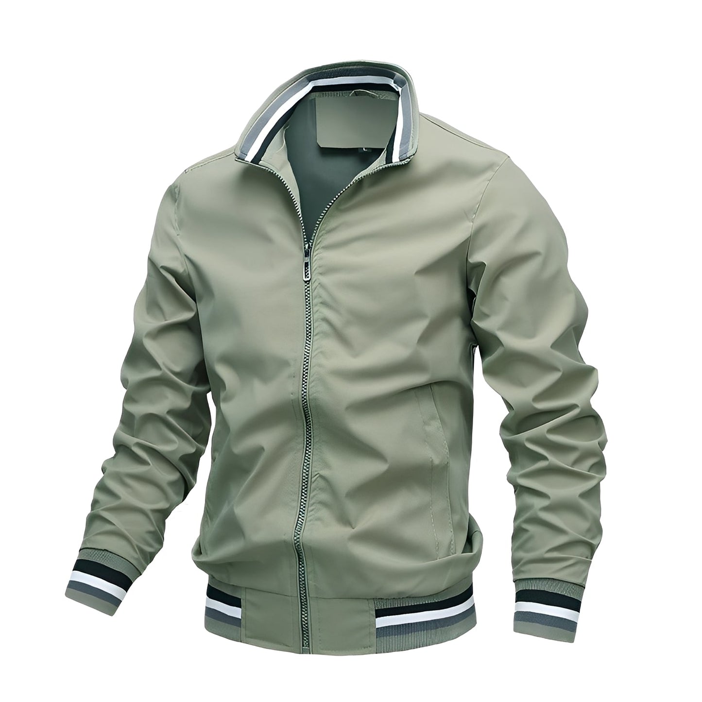 Jeremy - Komfortable Herren-Bomberjacke mit Streifen