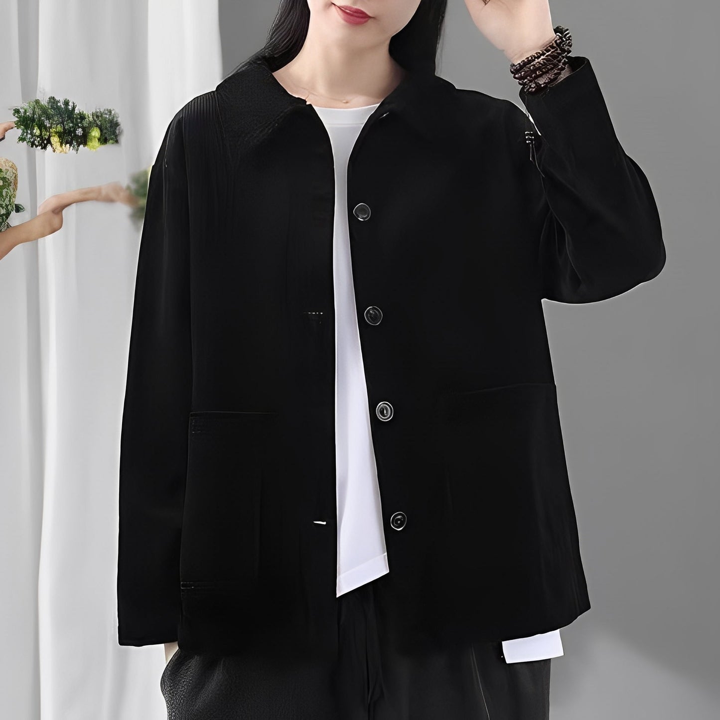 Chloe - Komfortable Cordjacke mit Taschen für Damen
