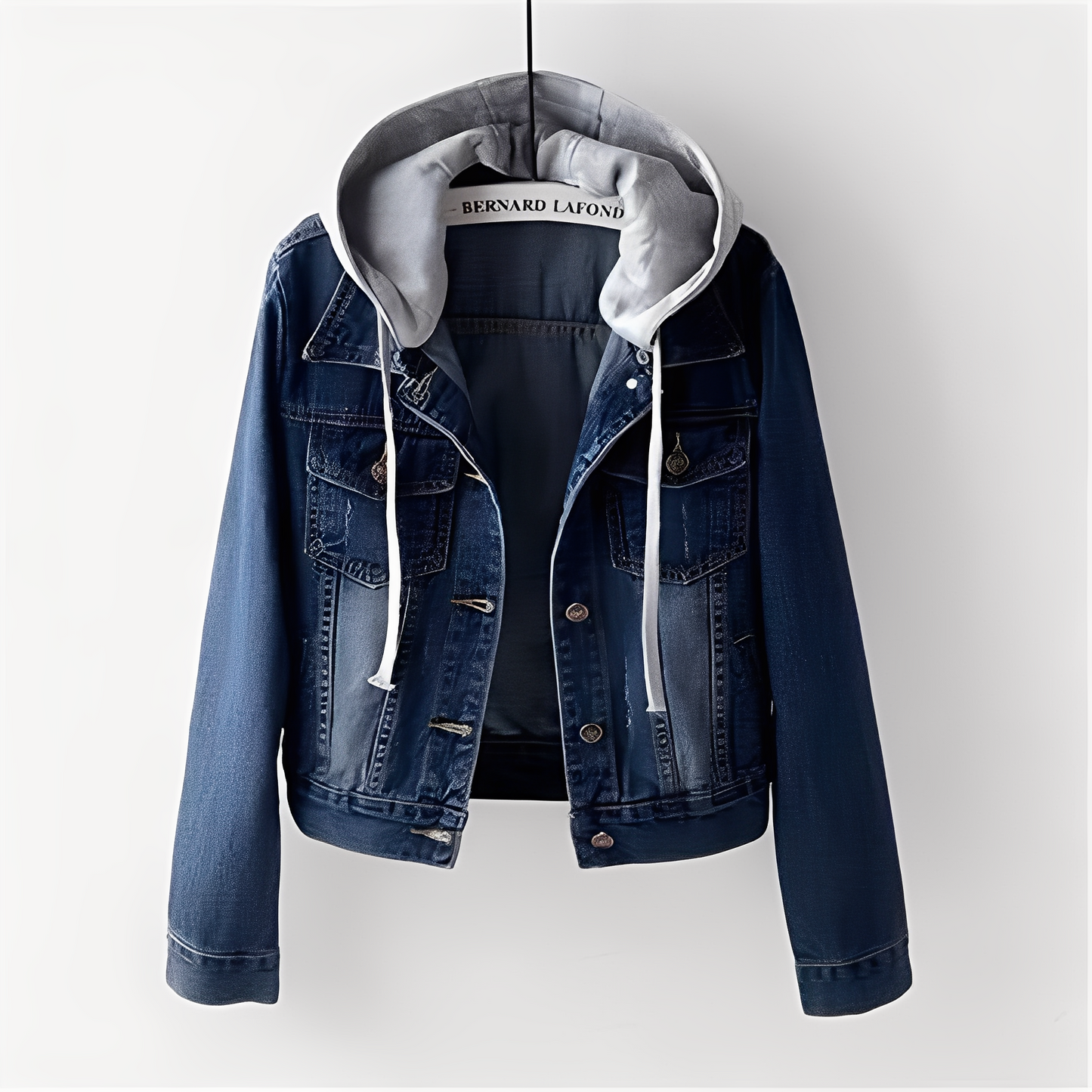 Karolyn - Stylische Damen-Jeansjacke mit Kapuze
