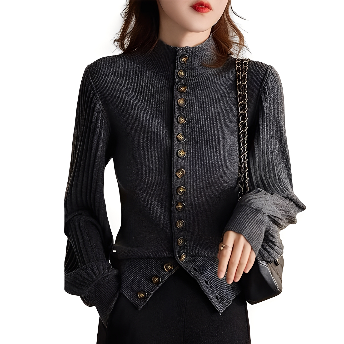 Adelyn - Damenpullover mit lockeren Ärmeln