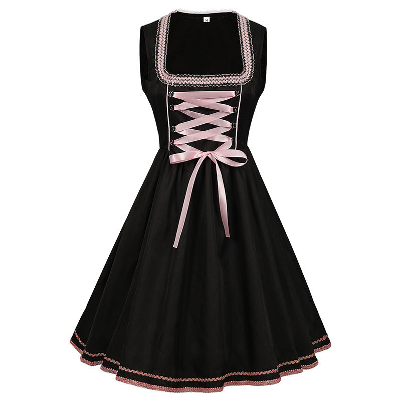 Elenora - ärmelloses Dirndlkleid mit Schlitz für Frauen für das Oktoberfest
