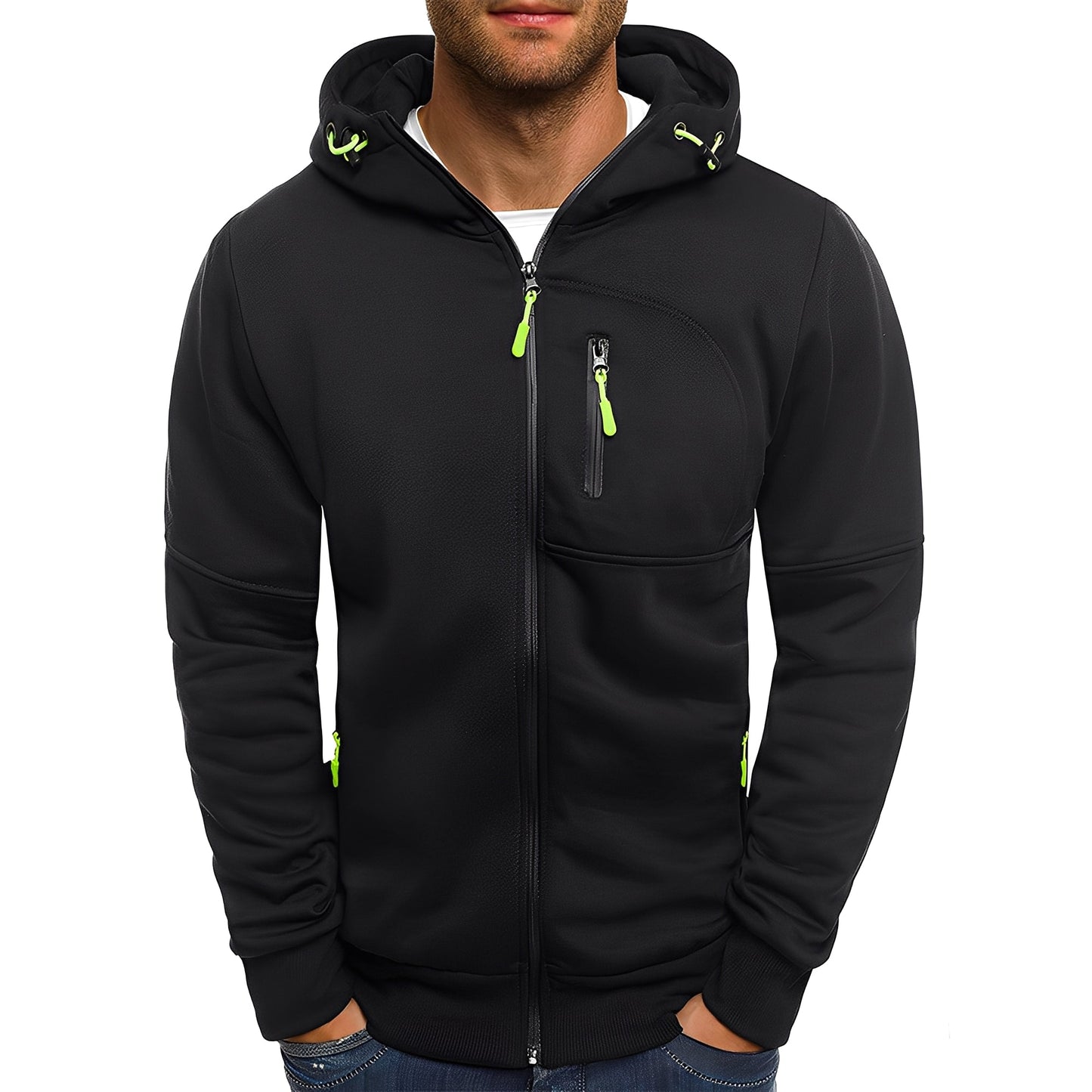 Lowell - Bequeme, modische Herrenjacke mit Kapuze
