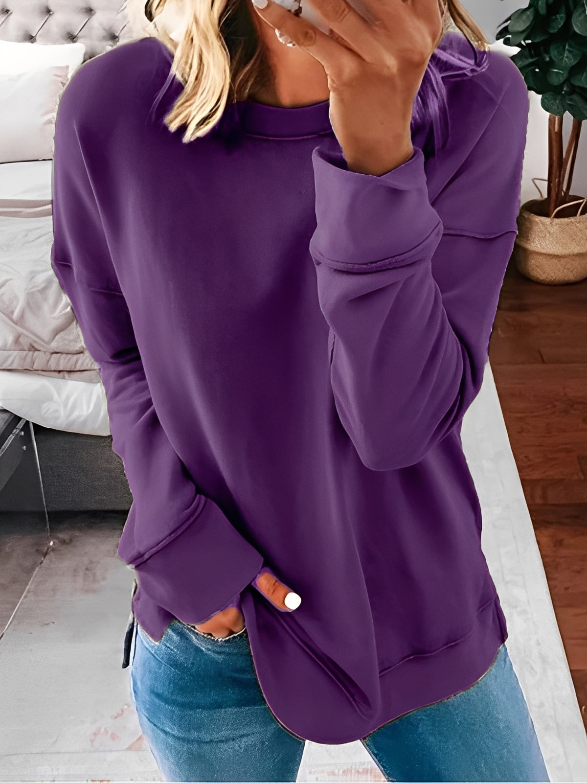 Charnette - Bequemer Retro-Pulli für Frauen