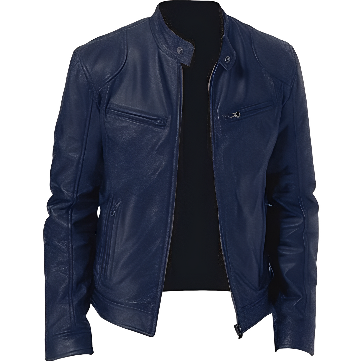 Crawford - Modische, schmal geschnittene Herrenlederjacke