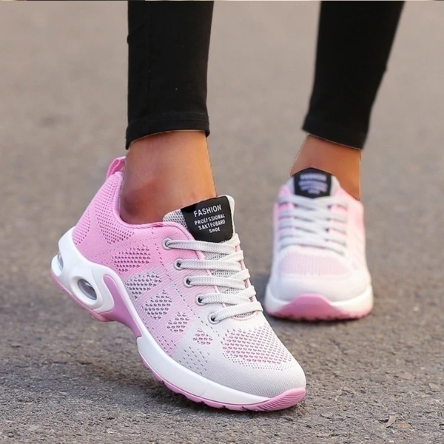 Lina - Leichte orthopädische Turnschuhe mit luftdurchlässiger Polsterung