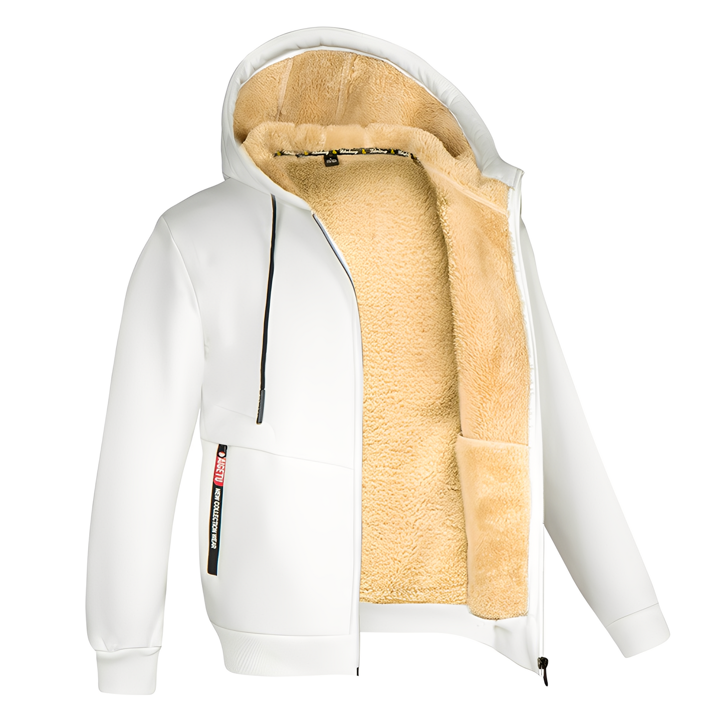 Davin - Bequeme Herren-Fleecejacke mit Kapuze