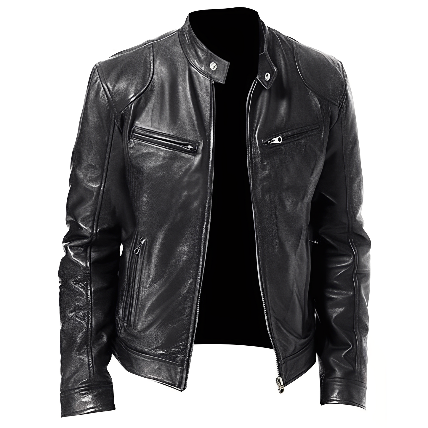 Jaron - Stylische Herrenjacke aus Kunstleder