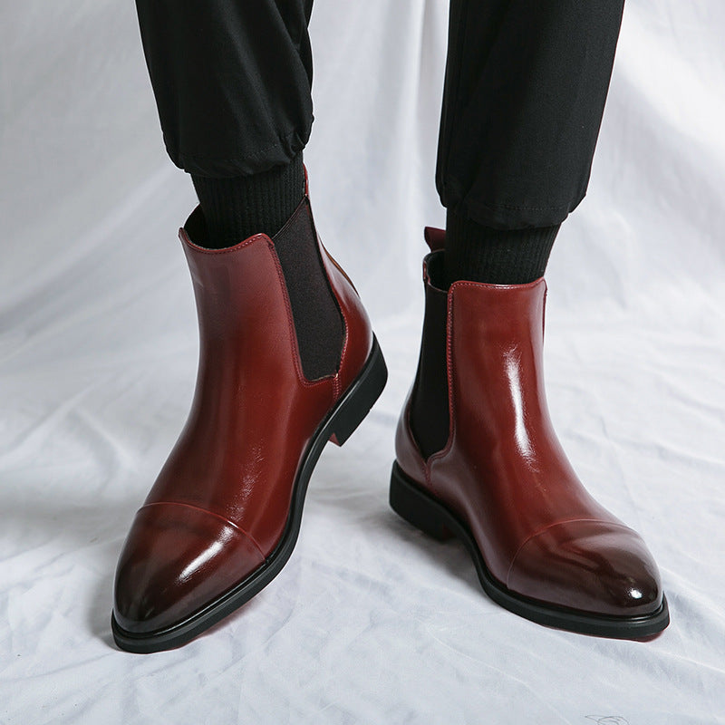 Kennith - Modische und bequeme Chelsea-Lederstiefel für Herren