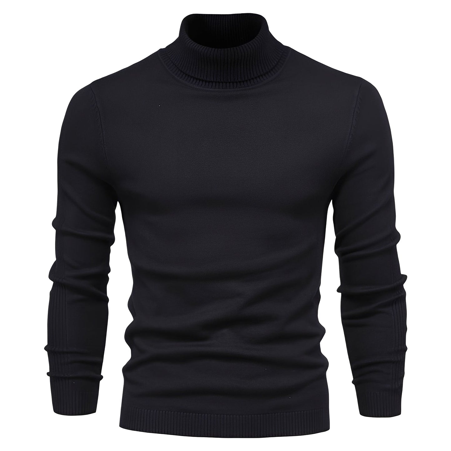 Jonah - Einfacher Rollkragenpullover für Herren