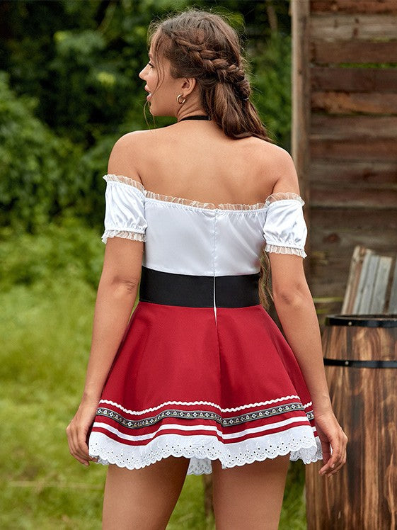 Ophelia - Damenkleid mit schulterfreiem Design für das Oktoberfest