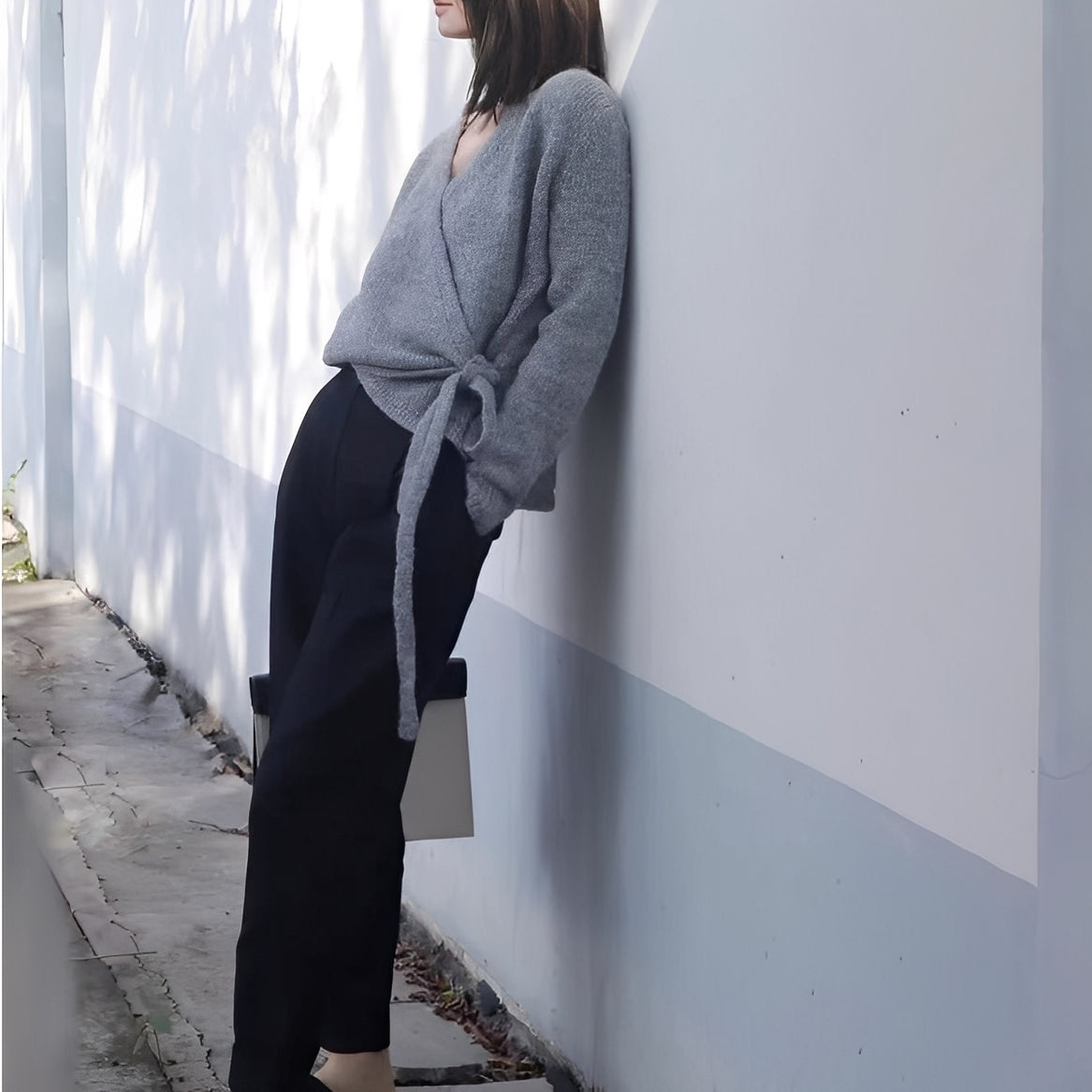 Eleanore - Eleganter Damenpullover mit schrägem Muster