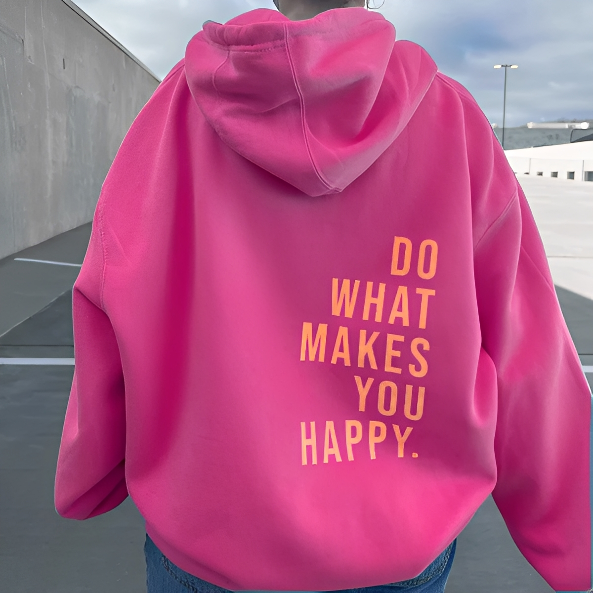 Jasmin – Moderner Hoodie mit Aufdruck
