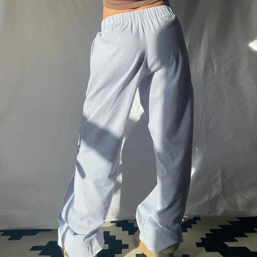 Elis – Damenhosen Breites Bein mit Hoher Taille